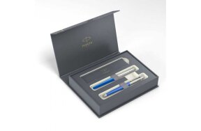 SET PARKER JOTTER ORIGINAL LIGHT BLUE FOUNTAIN PEN AND BALL PEN